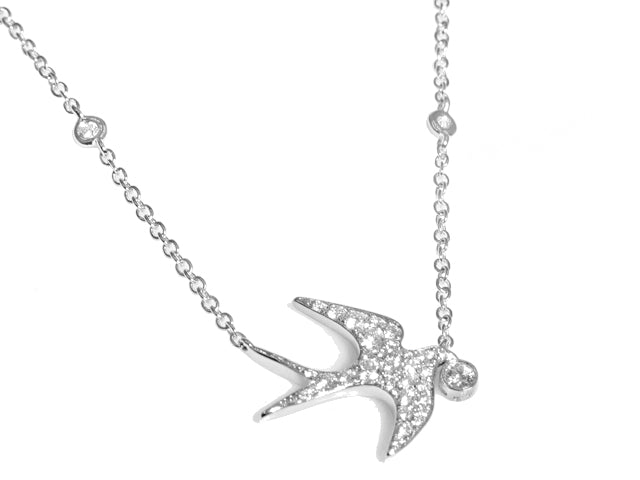 Diamond on sale dove necklace