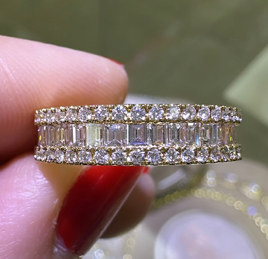 2.16ct t.w. Eternity Baguette Diamond Ring