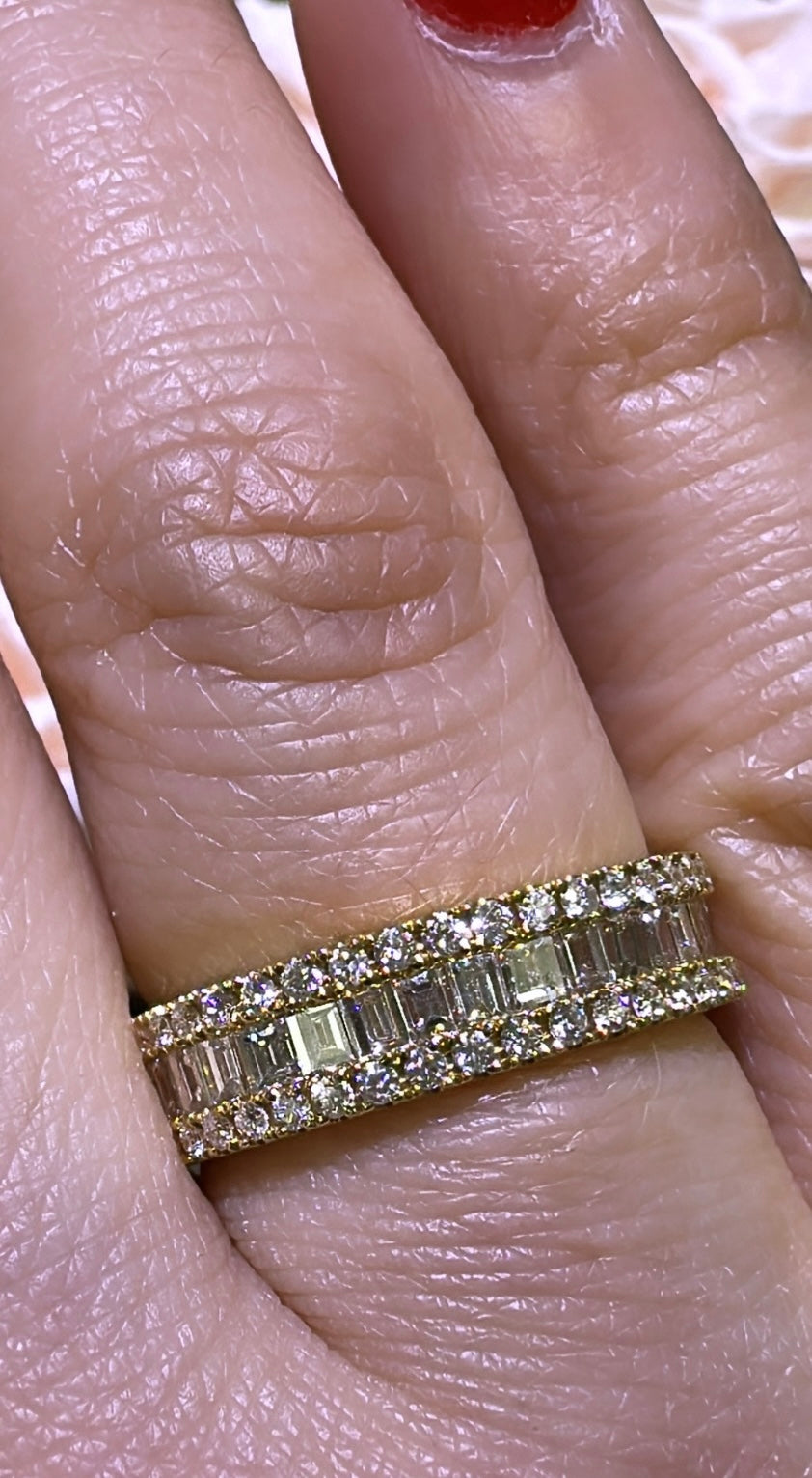 2.16ct t.w. Eternity Baguette Diamond Ring