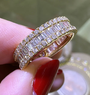 2.16ct t.w. Eternity Baguette Diamond Ring