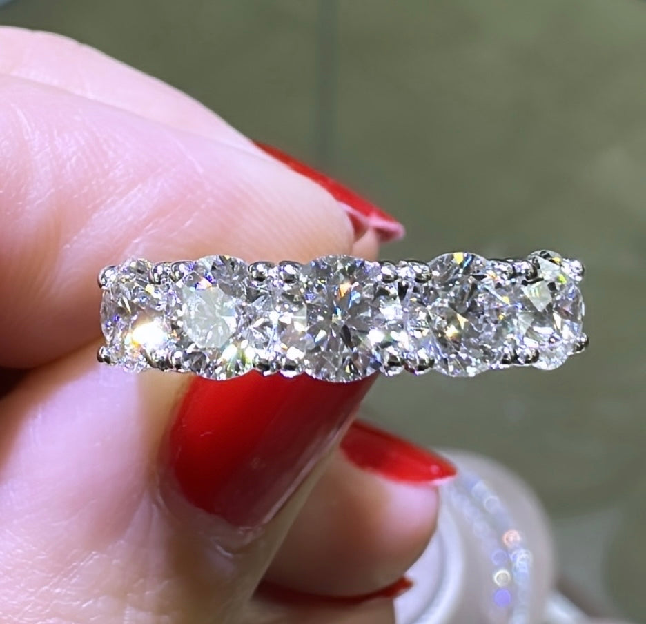 2.31ct t.w. Five Stone Diamond Ring