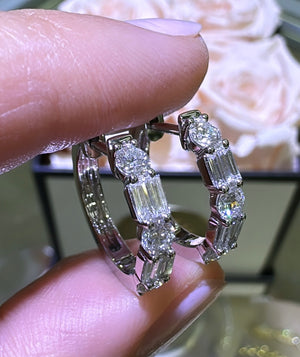 0.97ct t.w. Mixed Shape Diamond Fancy Earring