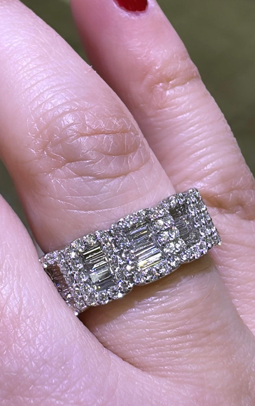 3.00ct t.w. Spectacular Eternity Baguette Diamond Ring