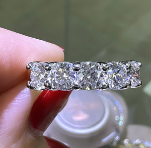 1.97ct t.w. Five Stone Diamond Ring