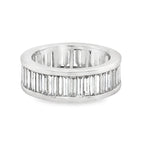 3.57ct t.w. Diamond Channel-set Baguette Eternity Band Ring