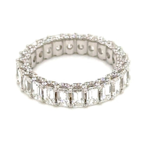 4.18ct t.w. All the Way Around Emerald-cut Diamond Eternity Band Ring