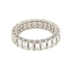 4.18ct t.w. All the Way Around Emerald-cut Diamond Eternity Band Ring