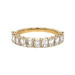 2.07carat Diamond Baguette Cut Half Eternity Band Ring