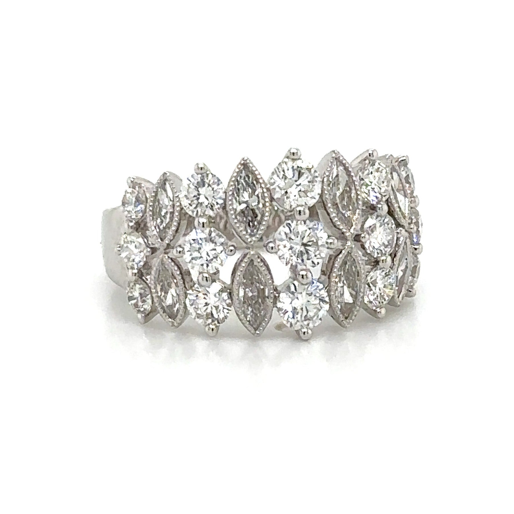 Diamond 1.92ct t.w. Right-hand Cocktail Ring