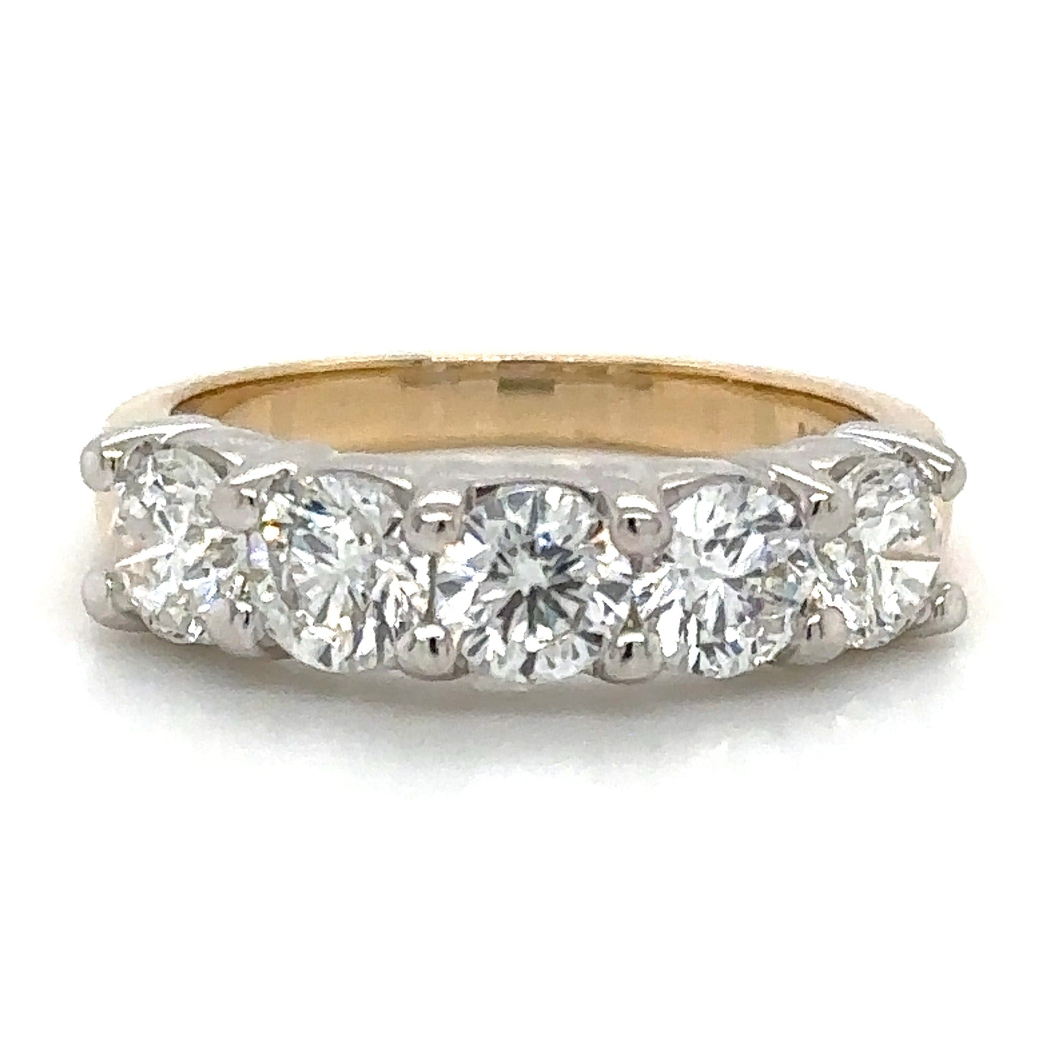 1.97ct t.w. Five Stone Diamond Ring