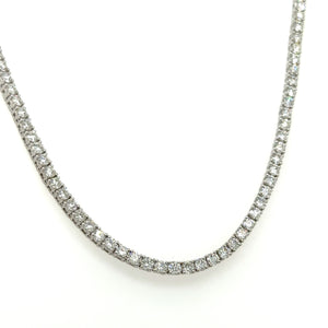 8.37ct tw Diamond Riviera Line Tennis Necklace