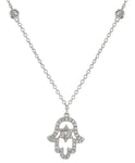 0.37ct tw Protective & Prosperity Symbol Hamsa With Star Of David