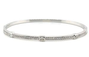 Diamond Bangle Bracelet 0.72ct tw