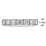 Ladies Diamond 1.31ct tw Round Brilliant Cut Halfway Eternity Ring