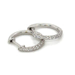  Diamond Huggie Hoop Earrings