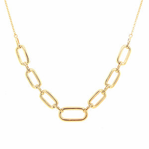 0.85Carat Diamond Link Chain Necklace