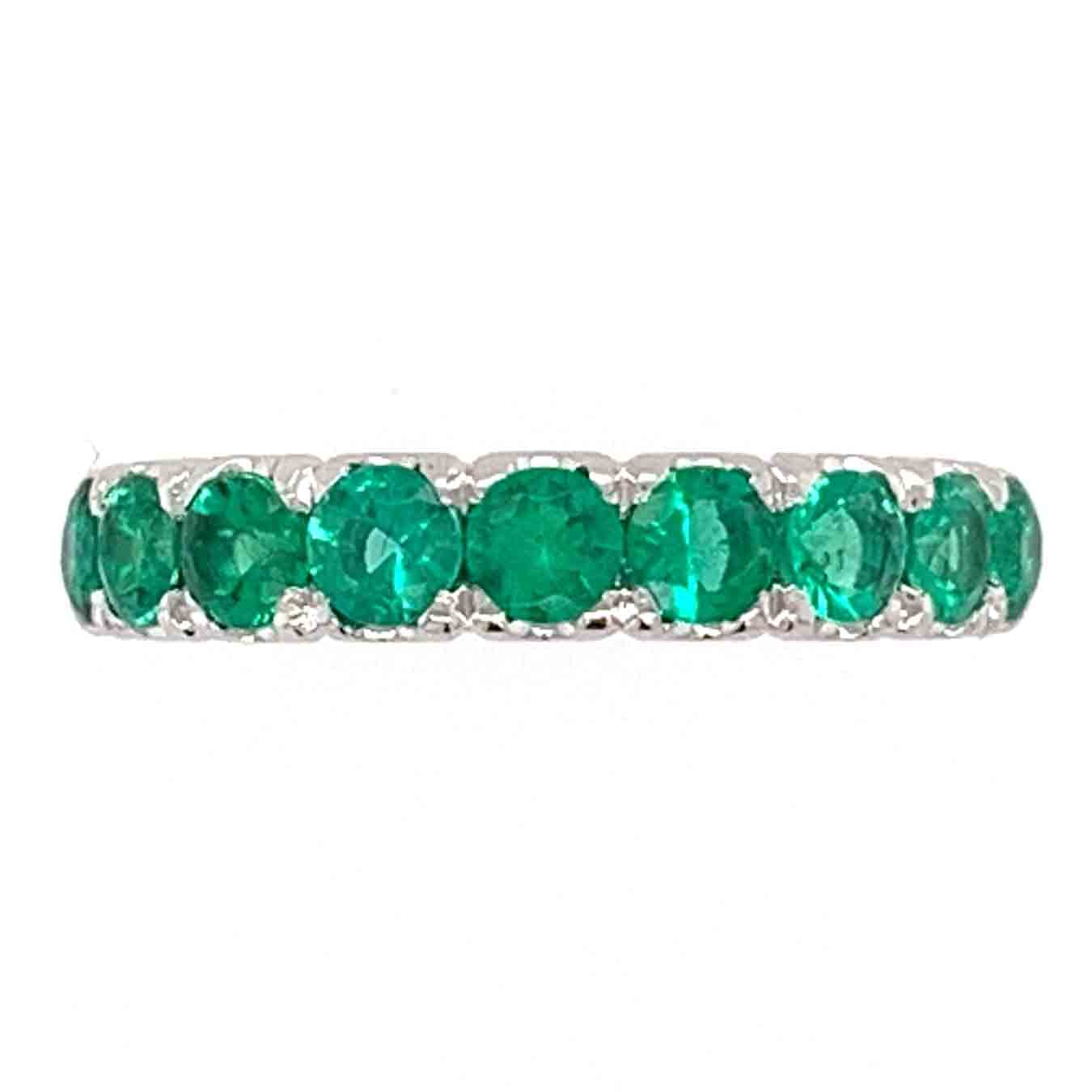 1.04carat Green Emerald Ring