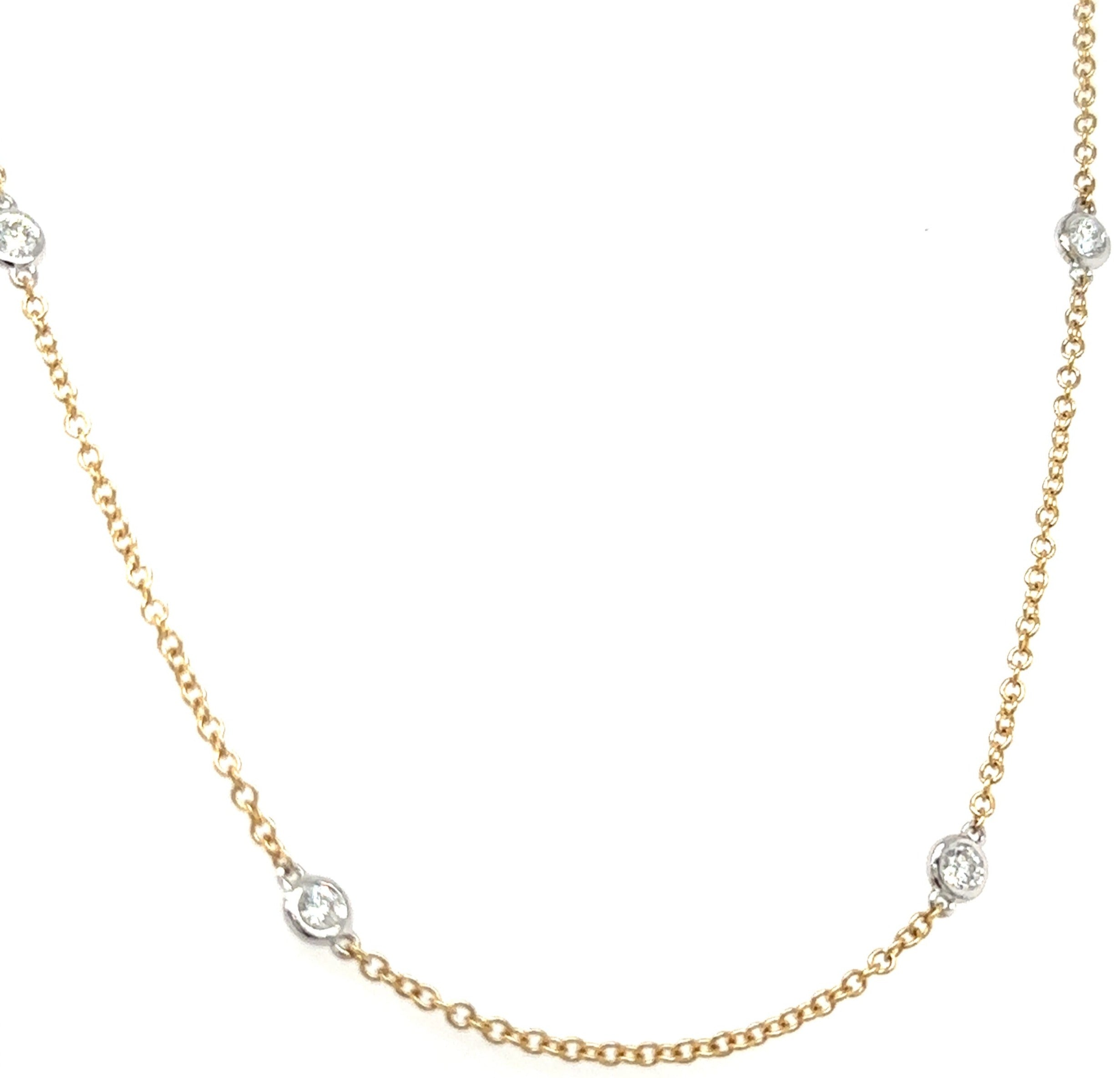 0.60ct tw Diamond by Yard Necklace