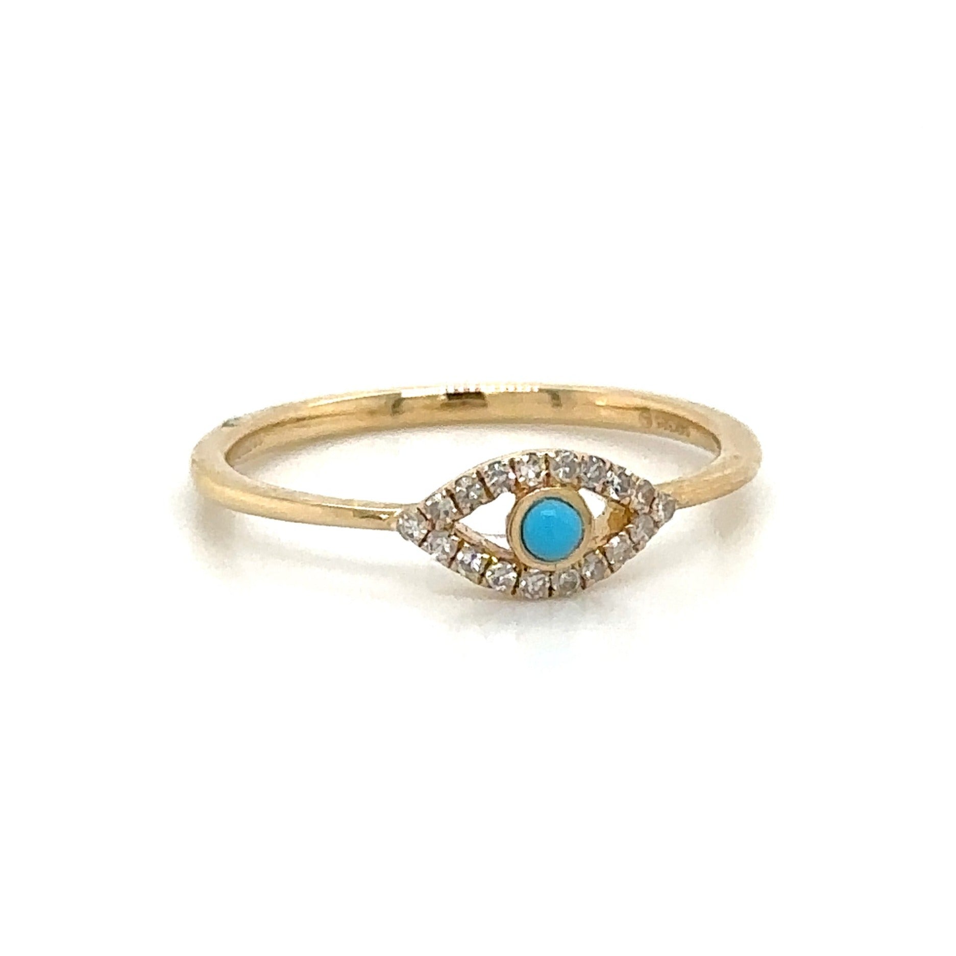 Protective Evil Eye Turquoise Ring