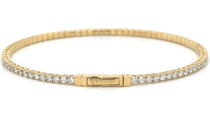 Diamond Semi Flexible Bangle Bracelet 2.00ct tw