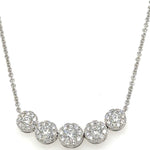 1.10ct tw Diamond Station Chain Necklace