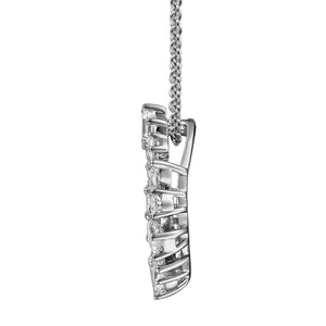 1.37ct tw Mix-Shape Diamond Circle of Life Pendant Necklace