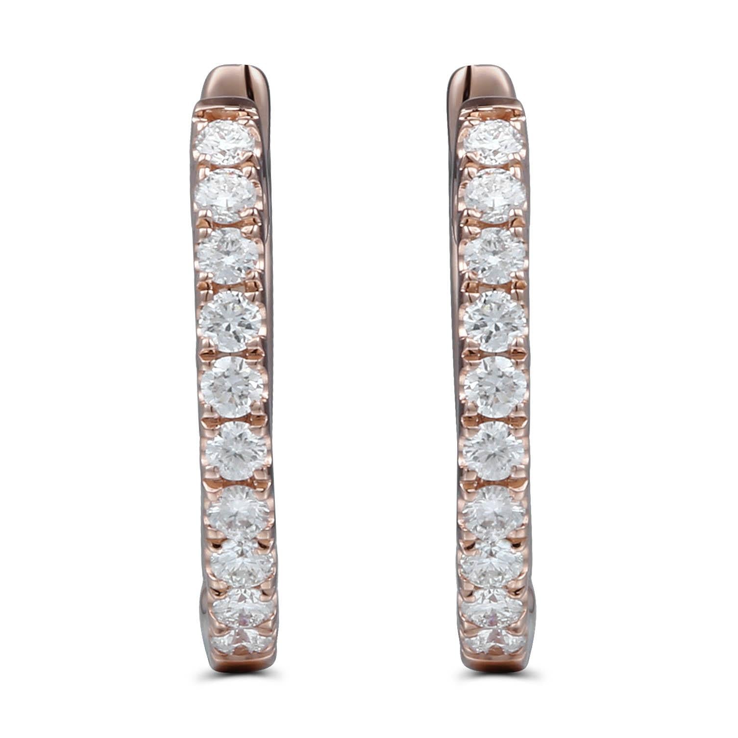 0.20ct tw Diamond Huggie Earrings