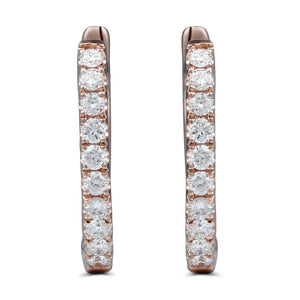 0.20ct tw Diamond Huggie Earrings