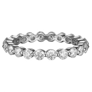 1.32ct t w Diamond Single Prong Eternity Band