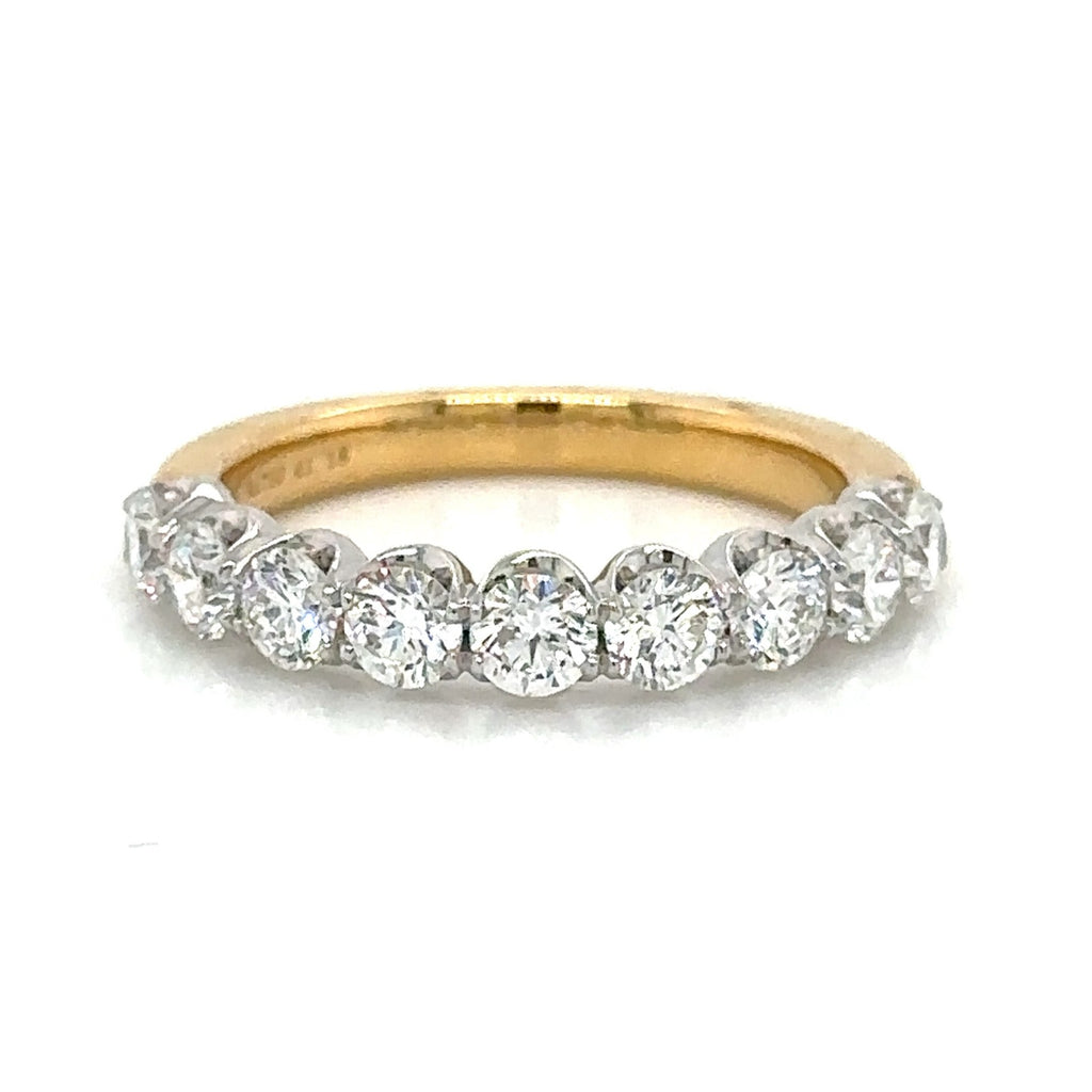 1.18carat Diamond Band Half Eternity Ring