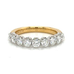 1.18carat Diamond Band Half Eternity Ring