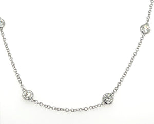 1.22ct t.w. Diamond by the Yard Chain Necklace