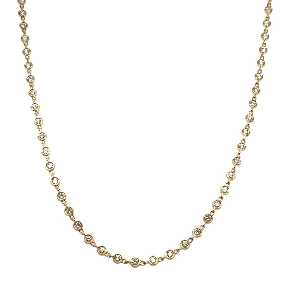 2.22ct tw Diamond by Yard Necklace