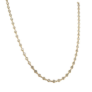 2.22ct tw Diamond by Yard Necklace