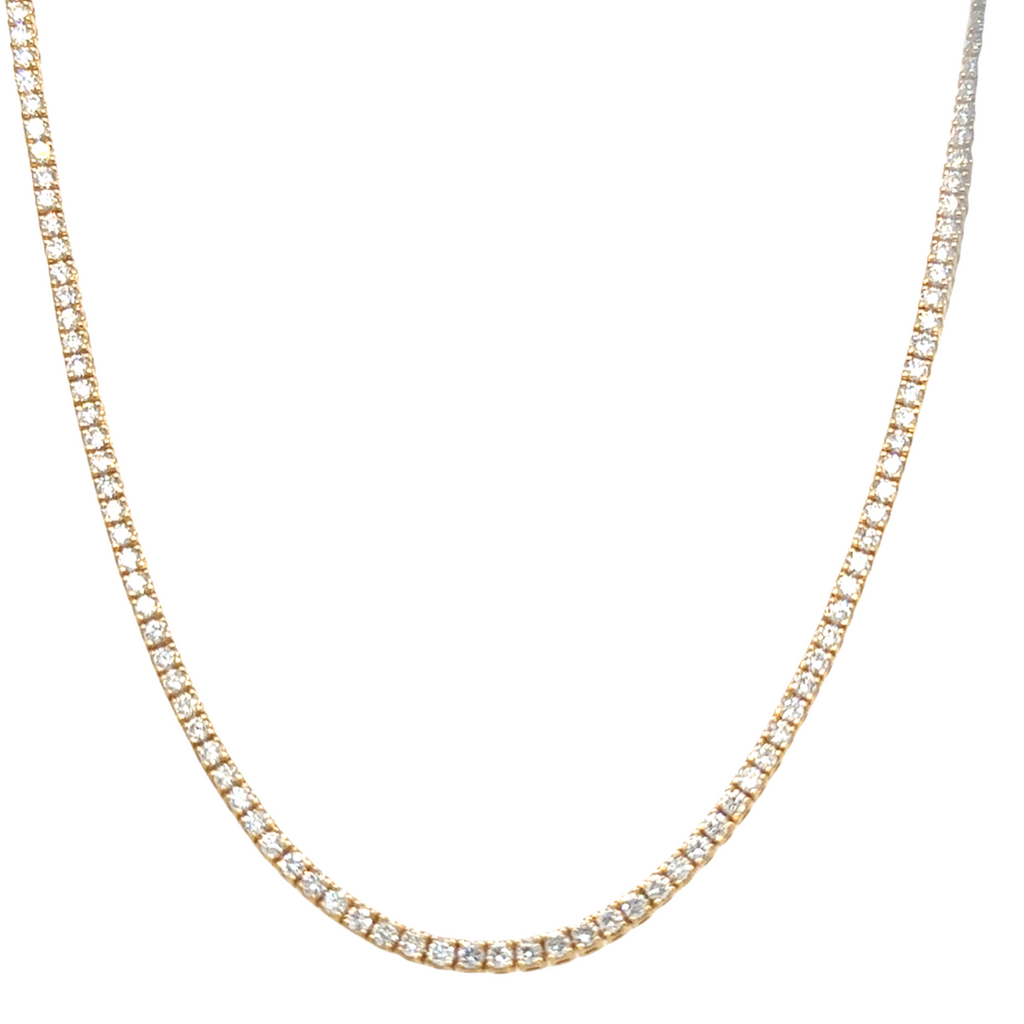 Diamond Riviera Line Tennis Necklace