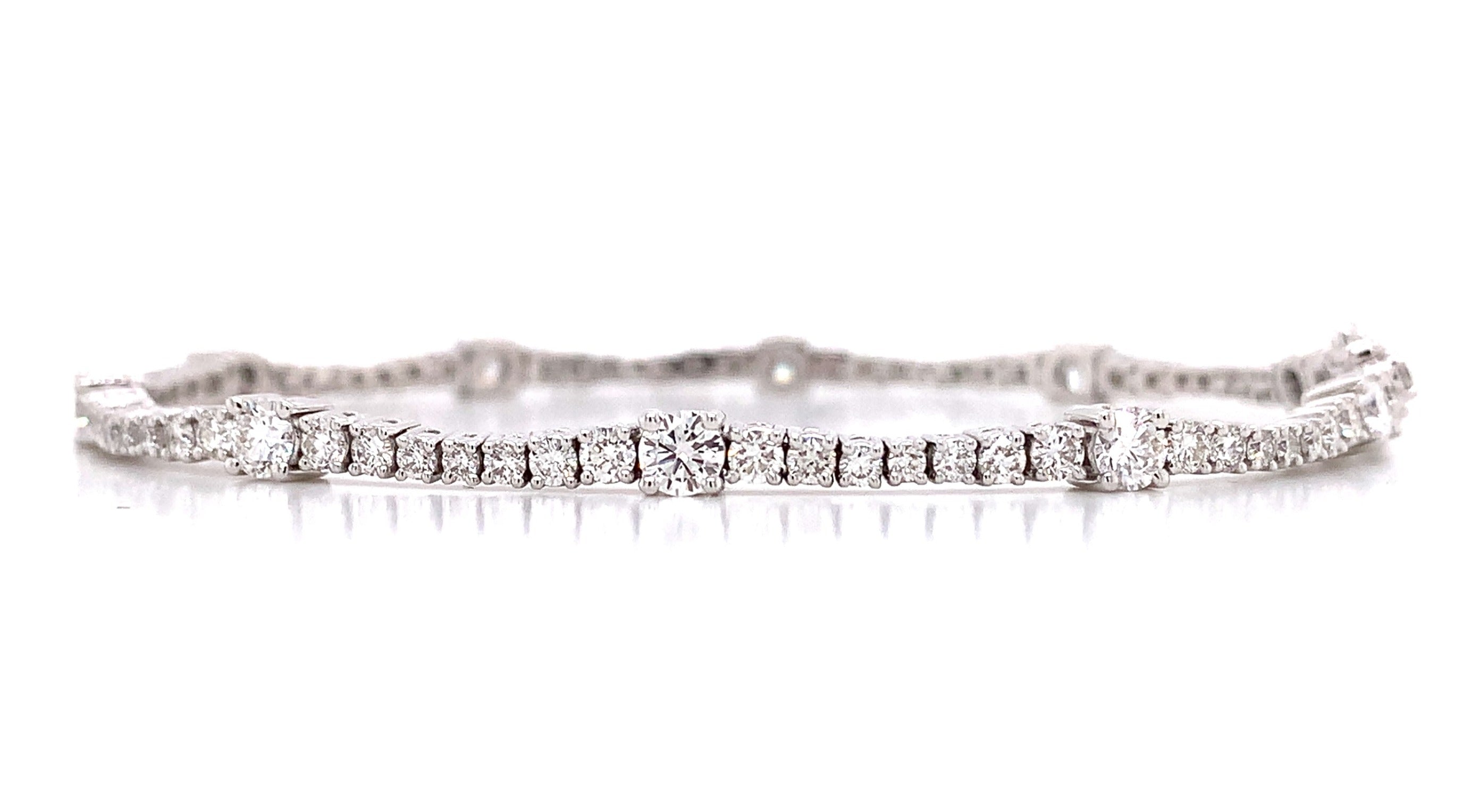 Diamond Tennis Bracelet 3.57ct t.w.