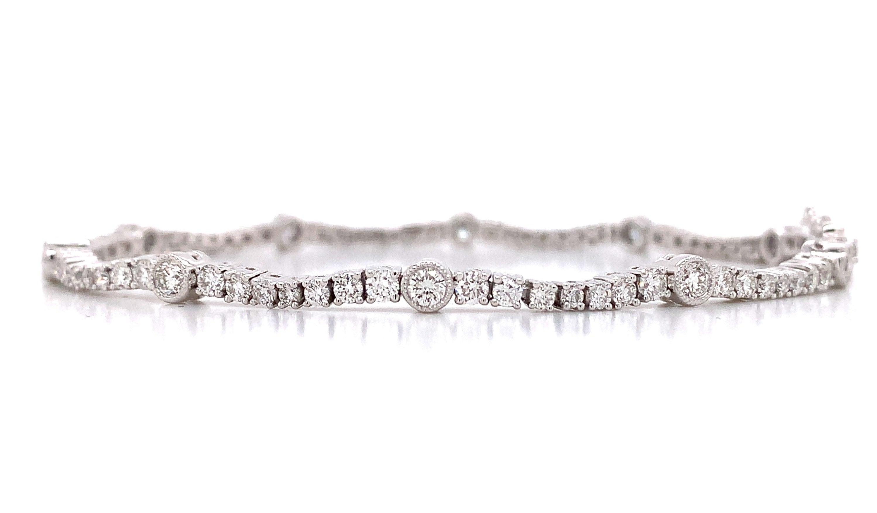 Diamond Tennis Bracelet 2.74ct t.w.