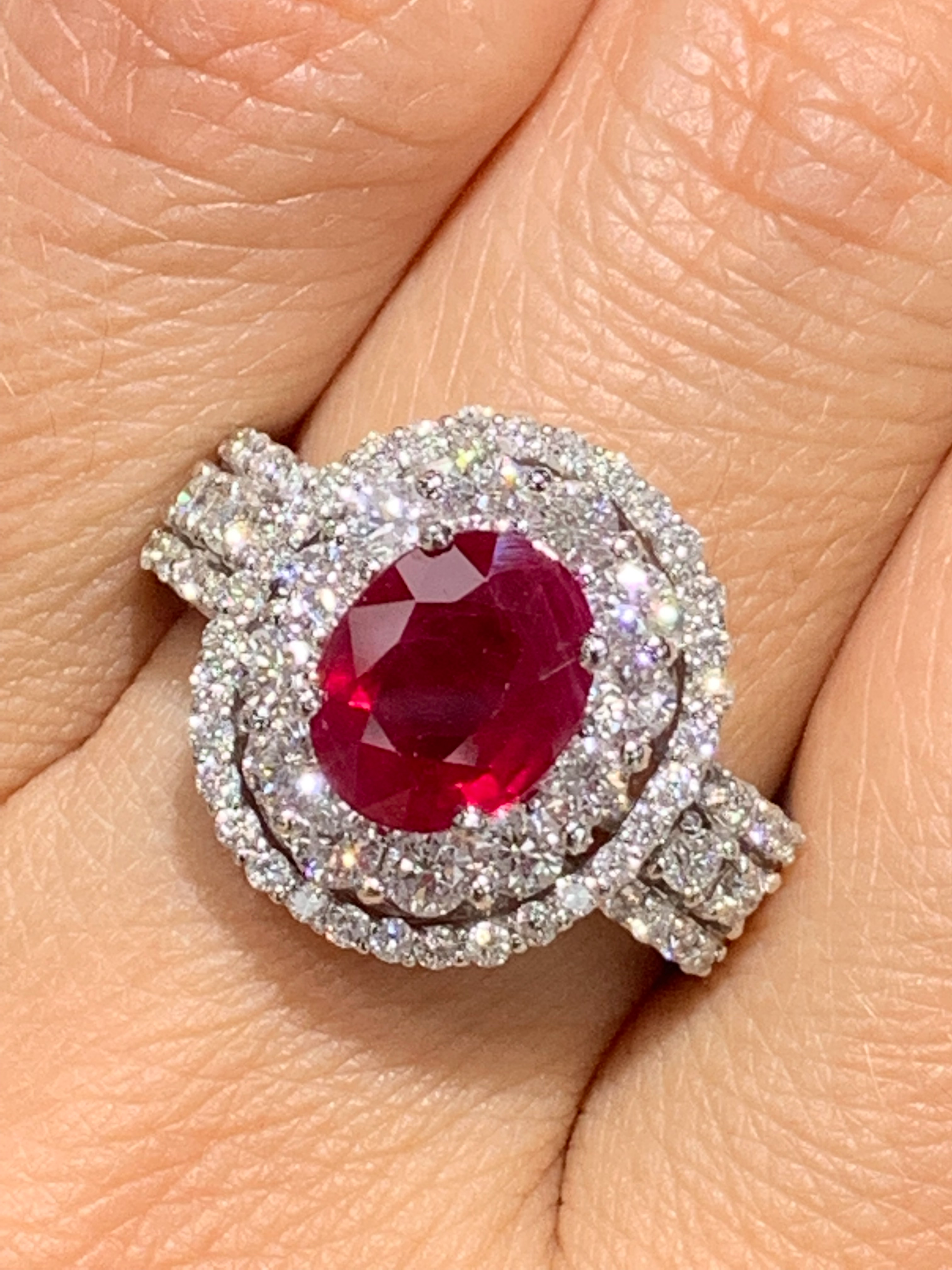 Ruby right store hand ring