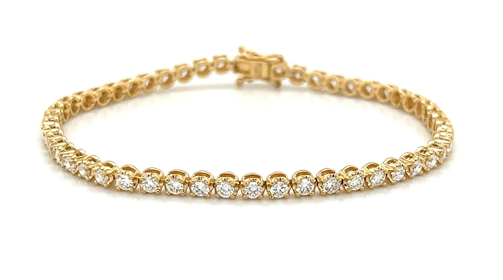 2.97ct t.w. Diamond Tennis Riviere Line Bracelet