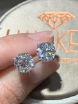 Diamond Stud Earrings 4.04ctw