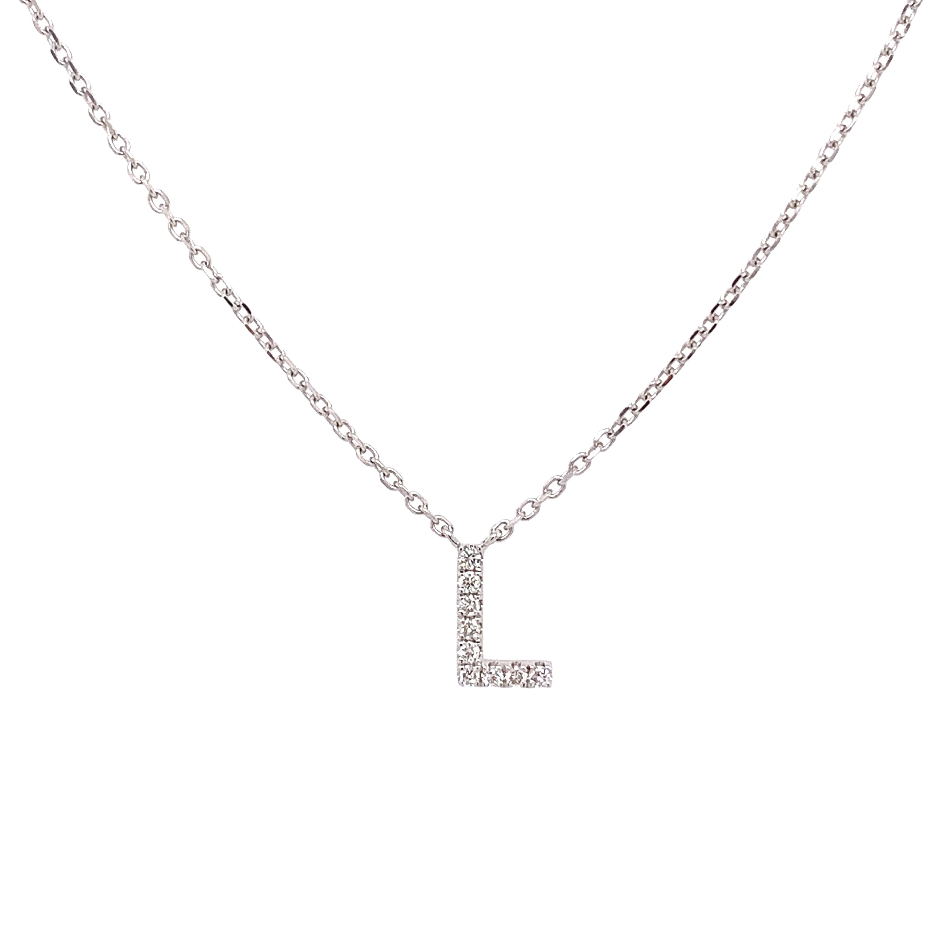 LV & ME Letter 'L' Pendant Necklace