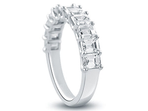 Emerald Cut Diamond Wedding Ring 2.37ctw