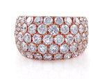 4.30CT T.W. Rose Gold Diamond Cocktail Ring - HANIKEN JEWELERS NEW-YORK