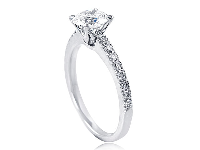 1.00ct Round Brilliant Cut Diamond Engagement Ring