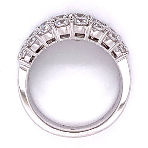 Baguette and Round Cut Diamond Ring 2.33cttw