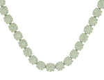 7.83ct t.w. Diamond Statement Invisible Set Tennis Flower Necklace