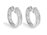 1.61ctw Diamond Huggie Earrings - HANIKEN JEWELERS NEW-YORK