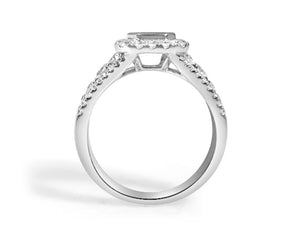 1.40CT T.W. Octagon Diamond Right Hand Ring