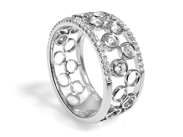 Diamond Anniversary Ring With Rounds 0.69ctw