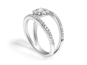 0.82CT T.W. Diamond Ring